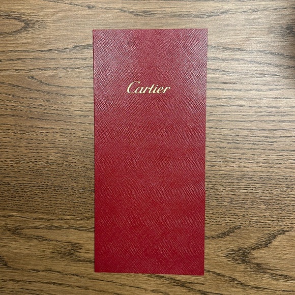 Cartier red envelope (receipt envelope) - Picture 1 of 4